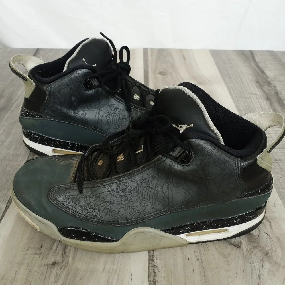 Nike Air Jordan Dub Zero Charcoal Wolf Grey Men's Size 10 Shoes